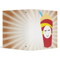 chibi fast food milkshake notebook binders