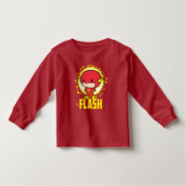 chibi flash, the flash logo, lightning bold, electricity, super hero, super speed, fast, justice league, dc comics, Shirt with custom graphic design