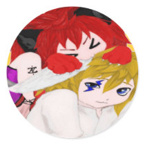 Chibi Friends Sticker