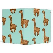 Chibi Giraffes binders
