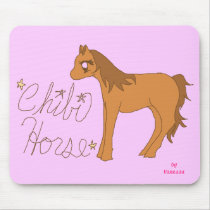 Chibi Horse mousepads by VanessaLily Chibi Horse mousepads