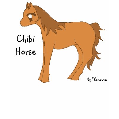 Chibi Horse T-shirts by VanessaLily