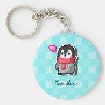 Chibi Penguin Custom Keychain