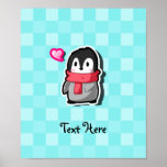 Chibi Penguin Custom Poster