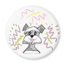 Chibi Schnauzer Refrigerator Magnet
