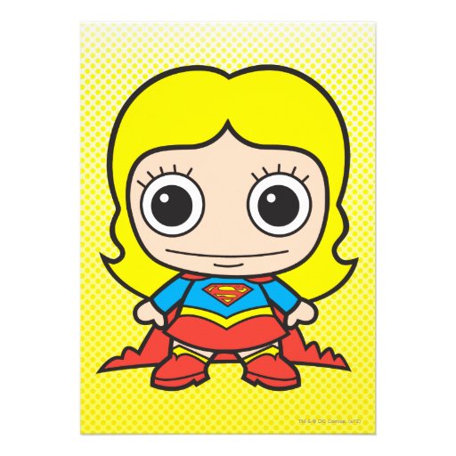 Chibi Supergirl Card