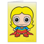 Chibi Supergirl Greeting Cards