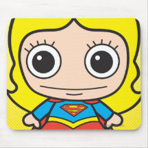 Chibi Supergirl Mouse Pads