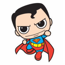 Chibi Superman Flying Photo Sculpture