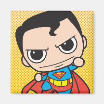 Chibi Superman Flying Refrigerator Magnet
