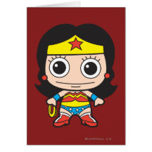Chibi Wonder Woman Greeting Card
