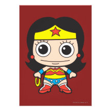 Chibi Wonder Woman Invitation