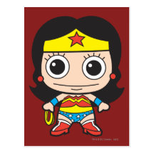 Chibi Wonder Woman Post Card