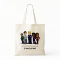 Chibis tote bag by strangelittleband Chibis tote bag