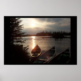 Chibougamau Canoes print