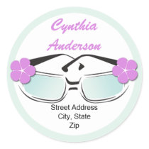 Chic and Popular Sunglasses Address Label stickers