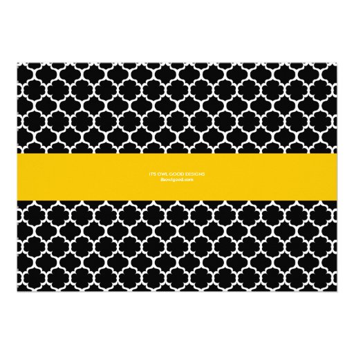 Chic Band General Party Invitation (Mustard) Invites
