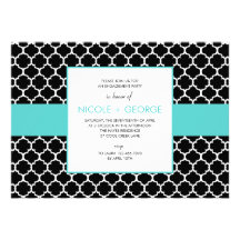 Chic Band General Party Invitation (Tiffany)