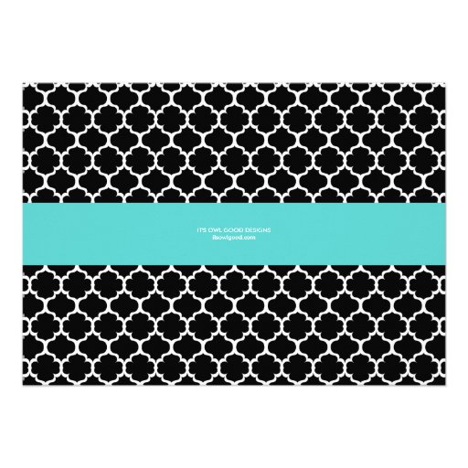 Chic Band General Party Invitation (Tiffany) Personalized Invite