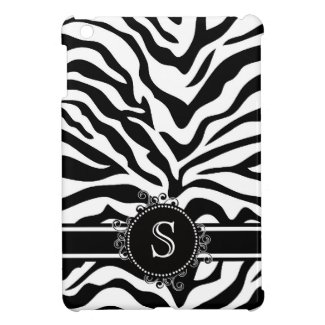 Chic Black and White Zebra Stripes iPad Mini Cover