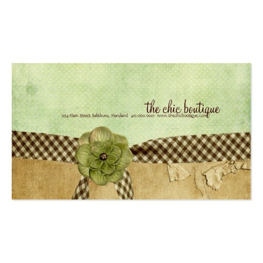 Chic Boutique Business Cards