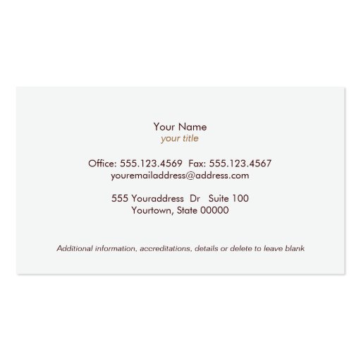 Chic Boutique Diamond Emblem Black and Gold Business Card Template (back side)