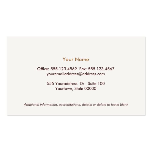 Chic Boutique Faux Black Linen Professional Business Card Templates (back side)