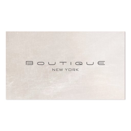 Chic Boutique Faux Off White Pearl Shimmer Business Card