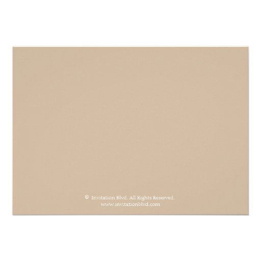 Chic Brown Modern Bride Posh Bridal Shower Invite