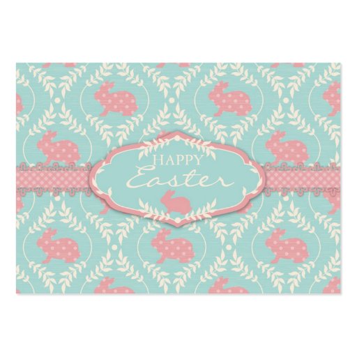 Chic Bunny Gift Tag Business Card Templates