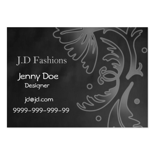 Chic Business Cards (front side)