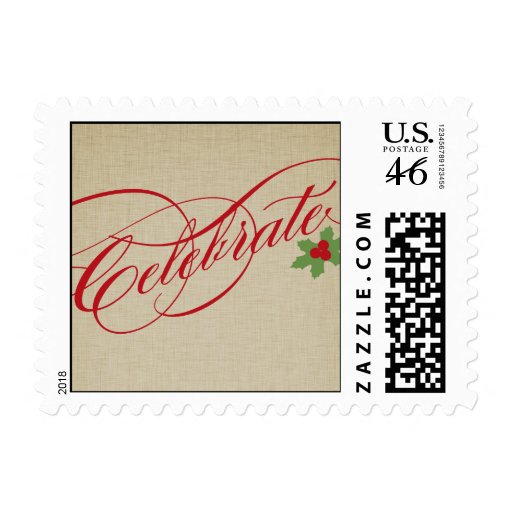 Chic Celebration Christmas Postage