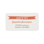 Chic Celebration Graduation Address Labels labels