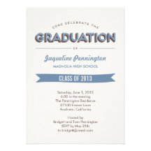 Chic Celebration Graduation Invitation