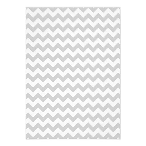 Chic Chevron Bridal Shower Invitation