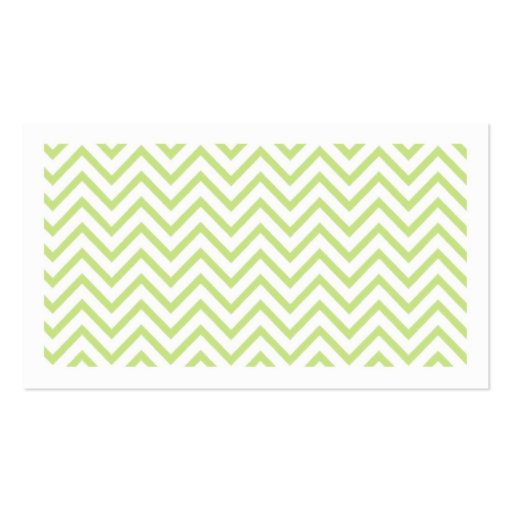 Chic Chevron Business Card (back side)