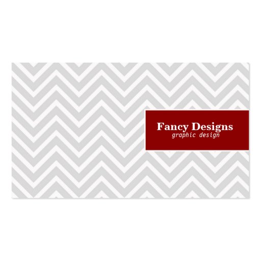 Chic Chevron Business Cards