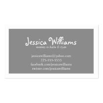 Chic Chevron business cards