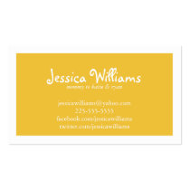 Chic Chevron business cards