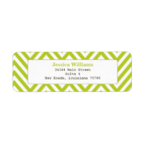 Chic Chevron Custom Return Address Labels