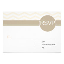 Chic Chevron RSVP | blush Personalized Invitations