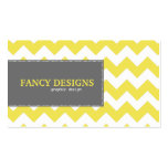 Chic Chevron Stripes Business Card
