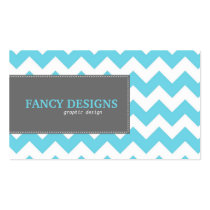 Chic Chevron Stripes Business Cards