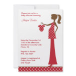 Chic Christmas Mom to Be invitations