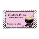 Chic Cookie Label Personalized Shipping Labels
