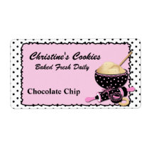 Chic Cookie Label Personalized Shipping Labels