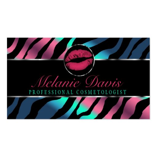 Chic Cosmetology Business Card (front side)