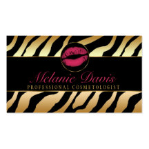 Chic Cosmetology Business Card
