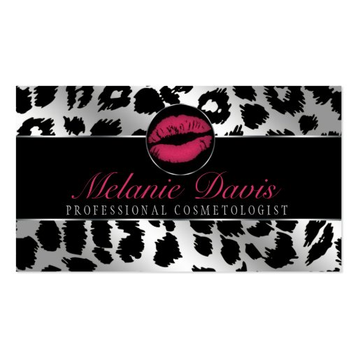 Chic Cosmetology Business Card (front side)