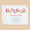Chic Countdown New Year's Eve Party Invitation